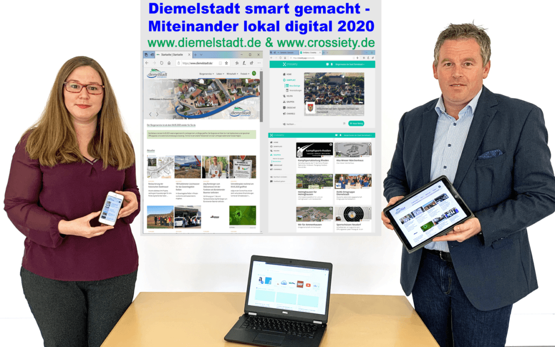 Crossiety-Partnerstadt gewinnt mit digitalem Dorfplatz einen Digitalpreis