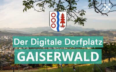 Gaiserwald führt Einwohner-App „Digitaler Dorfplatz“ von Crossiety ein
