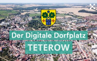 Teterow führt Einwohner-App „Digitaler Dorfplatz“ von Crossiety ein